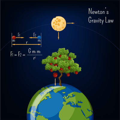 Newton's Gravity Law Earth & Moon Newton's Gravity Law Earth & Moon
